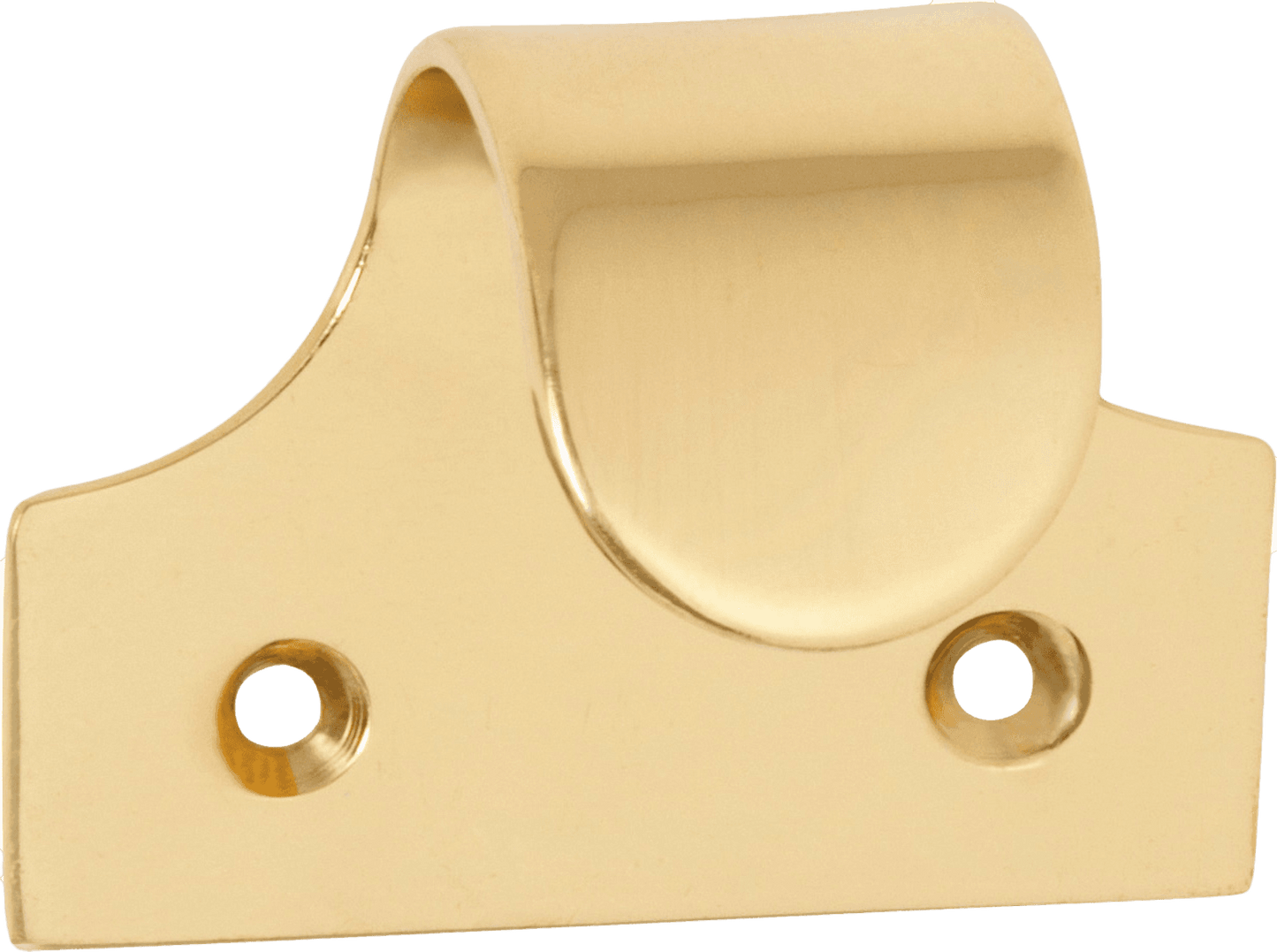 Sash Lift Classic Large Unlacquered Polished Brass H41xW48xP30mm