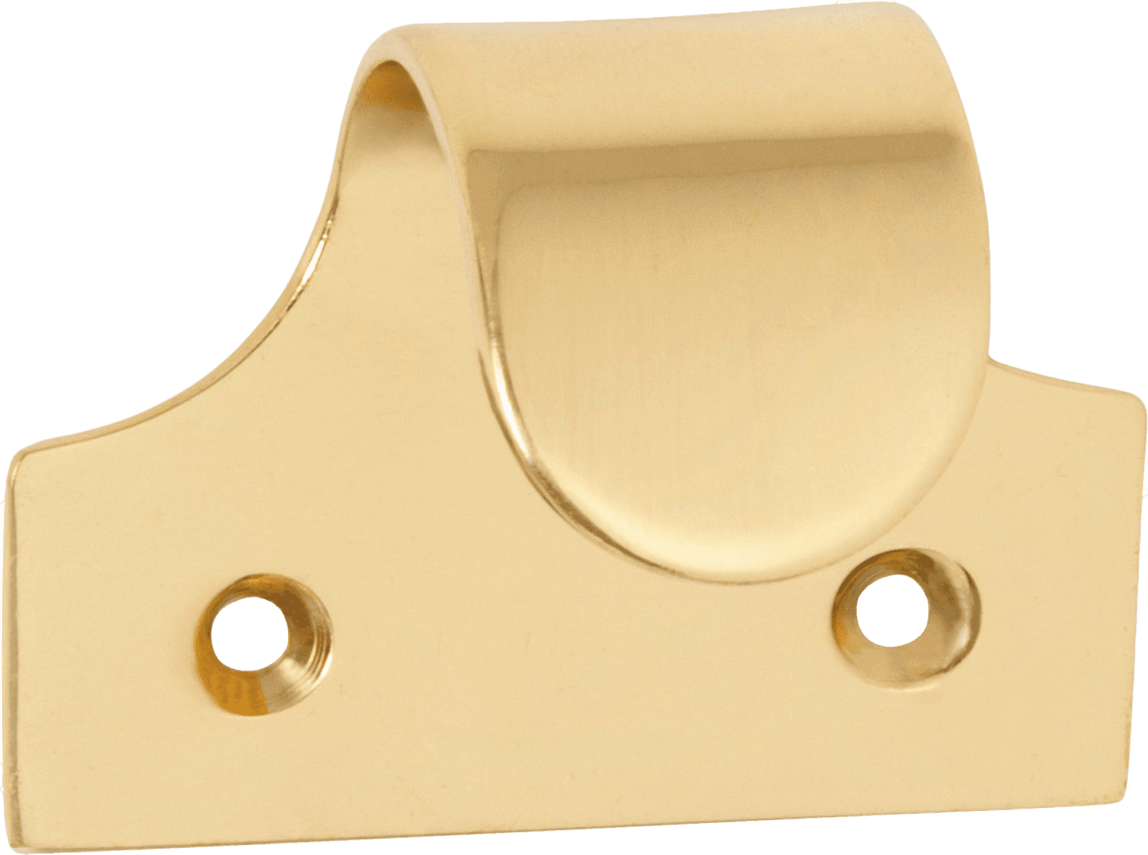 Sash Lift Classic Large Unlacquered Polished Brass H41xW48xP30mm