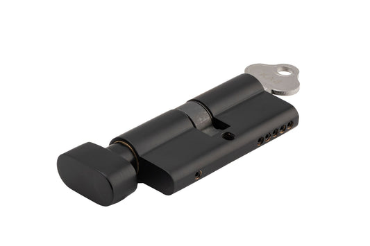 Euro Cylinder Key Thumb 5 Pin Matt Black 65mm KA3