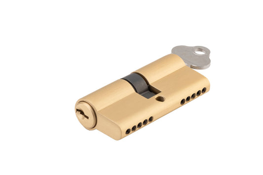 Euro Cylinder Dual Function 5 Pin Matt Black 65mm KA3